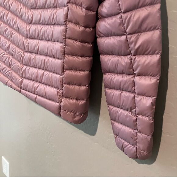 Rokka&Rolla Down Lightweight Packable Coat Puffer Hood Pink Jacket Women's Small - Picture 10 of 12